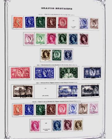 1849-1980 19 gros albums d'une collection mondialiste