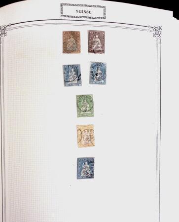1849-1980 19 gros albums d'une collection mondialiste