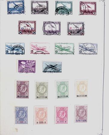 1849-1980 19 gros albums d'une collection mondialiste