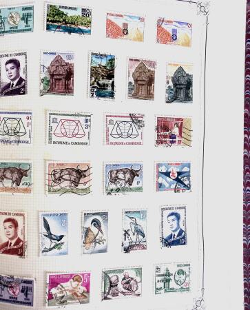 1849-1980 19 gros albums d'une collection mondialiste