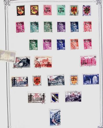 1849-1980 19 gros albums d'une collection mondialiste
