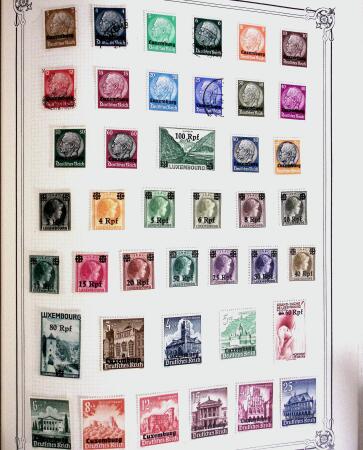 1849-1980 19 gros albums d'une collection mondialiste