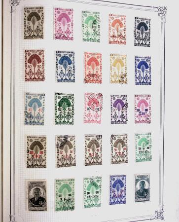 1849-1980 19 gros albums d'une collection mondialiste