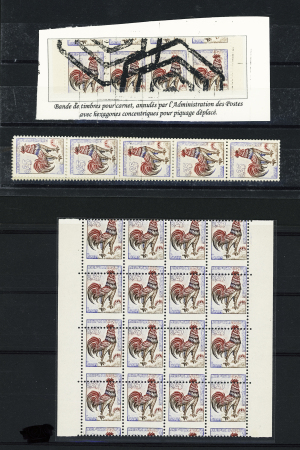 1962-65 Ensemble spécialisé sur le Coq de Decaris,