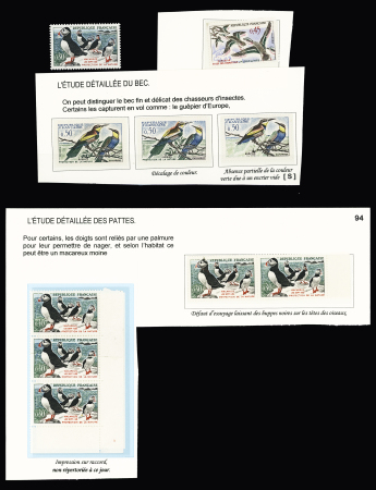 1863-1960, Spécialité sur le thème de l'OISEAU comprenant
