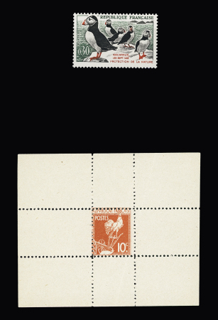 1863-1960, Spécialité sur le thème de l'OISEAU comprenant