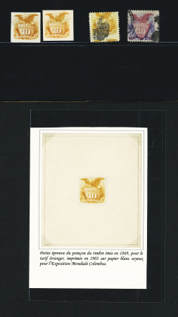 1869 Pictorials, 10c orange on cover from Indianapolis