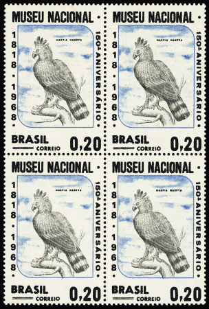1968 National Museum, unadopted 20c grey and blue with