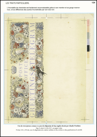 1937 Post Office Greetings Telegram proof, size 248X198mm,