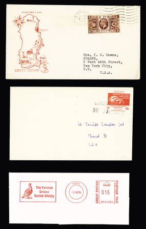 1880-1984, Lot of 11 selected covers and cards on the