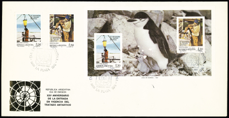 1987 Argentina 25th anniversary of the Antarctic Treaty,