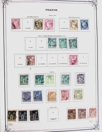 1849-1993 Une collection de timbres neufs de France