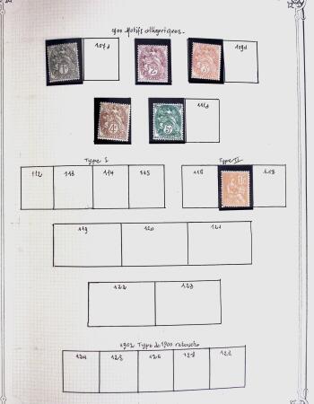 1849-1993 Une collection de timbres neufs de France