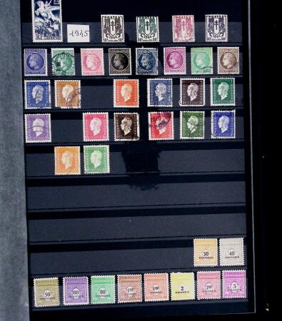 1855-2021 Collection de France clairsemée avec des