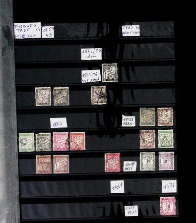 1855-2021 Collection de France clairsemée avec des