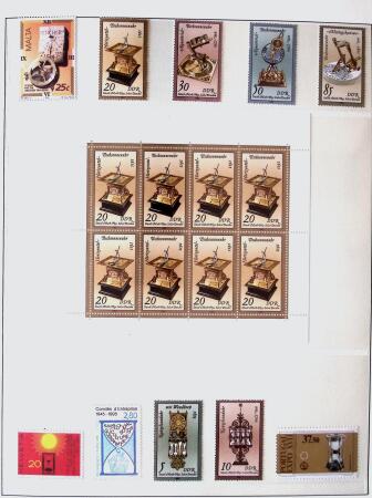CLOCK & Watchmaking Thematic collection in album with