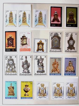 CLOCK & Watchmaking Thematic collection in album with
