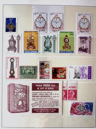 CLOCK & Watchmaking Thematic collection in album with