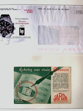 CLOCK & Watchmaking Thematic collection in album with