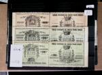 1870-1940, Sélection de timbres sur plaquettes à