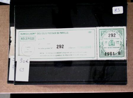 1870-1940, Sélection de timbres sur plaquettes à