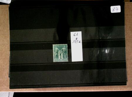 1870-1940, Sélection de timbres sur plaquettes à