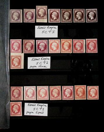 1849-90, Ensemble d'essais avec principalement sur