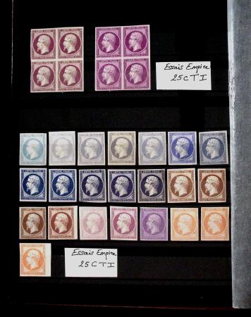 1849-90, Ensemble d'essais avec principalement sur