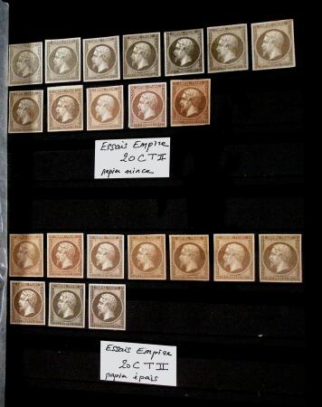 1849-90, Ensemble d'essais avec principalement sur