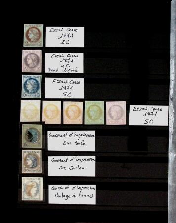 1849-90, Ensemble d'essais avec principalement sur