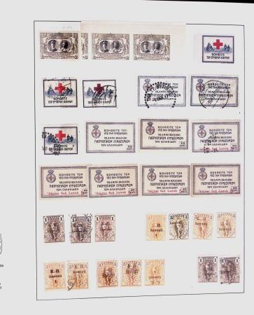 1896-2004 Mostly mnh collection of GREECE in 7 Lindner