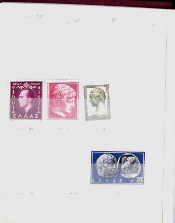 1896-2004 Mostly mnh collection of GREECE in 7 Lindner