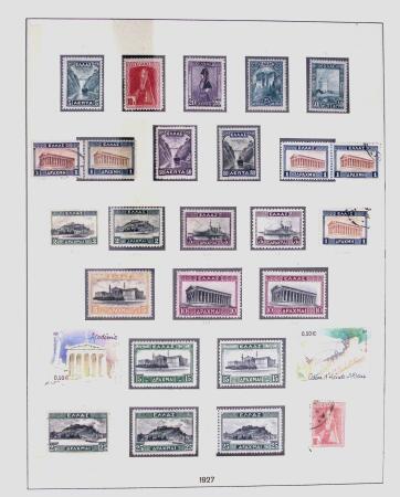 1896-2004 Mostly mnh collection of GREECE in 7 Lindner