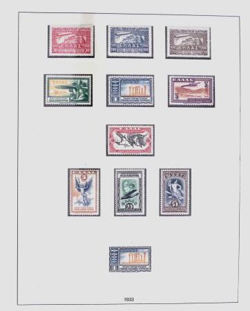 1896-2004 Mostly mnh collection of GREECE in 7 Lindner