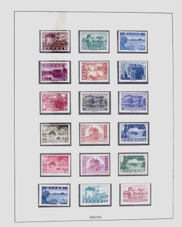 1896-2004 Mostly mnh collection of GREECE in 7 Lindner