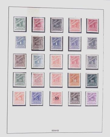 1896-2004 Mostly mnh collection of GREECE in 7 Lindner