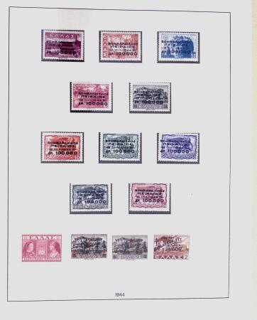1896-2004 Mostly mnh collection of GREECE in 7 Lindner