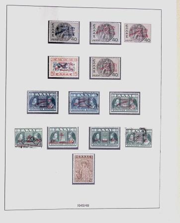 1896-2004 Mostly mnh collection of GREECE in 7 Lindner