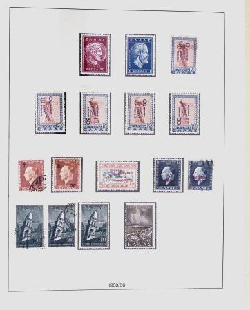 1896-2004 Mostly mnh collection of GREECE in 7 Lindner