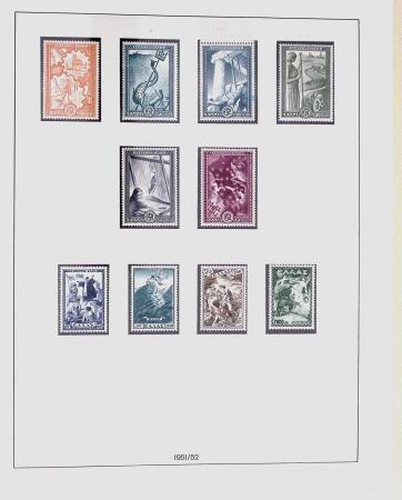 1896-2004 Mostly mnh collection of GREECE in 7 Lindner