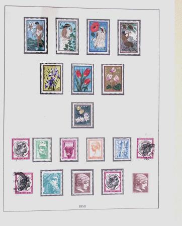 1896-2004 Mostly mnh collection of GREECE in 7 Lindner