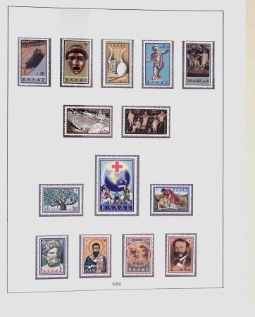 1896-2004 Mostly mnh collection of GREECE in 7 Lindner