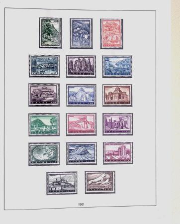 1896-2004 Mostly mnh collection of GREECE in 7 Lindner