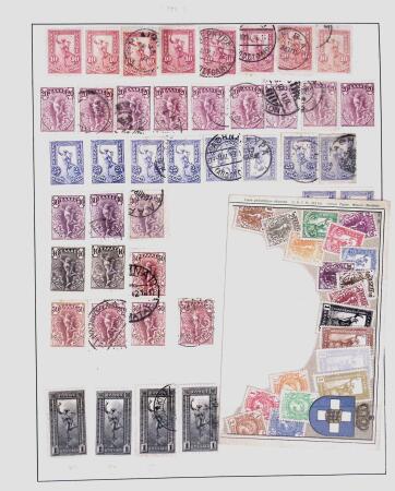1896-2004 Mostly mnh collection of GREECE in 7 Lindner