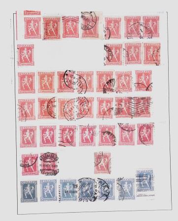 1896-2004 Mostly mnh collection of GREECE in 7 Lindner