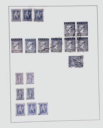 1896-2004 Mostly mnh collection of GREECE in 7 Lindner