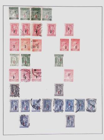 1896-2004 Mostly mnh collection of GREECE in 7 Lindner