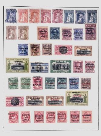 1896-2004 Mostly mnh collection of GREECE in 7 Lindner