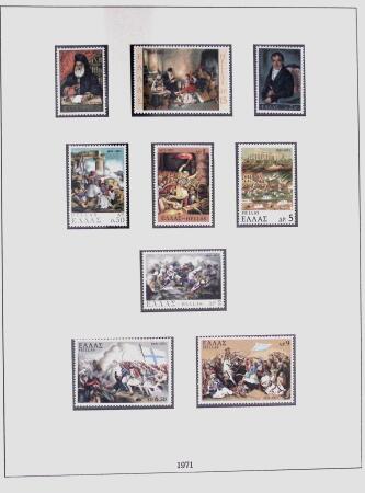 1896-2004 Mostly mnh collection of GREECE in 7 Lindner