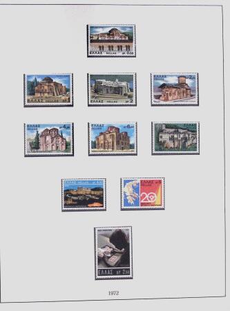 1896-2004 Mostly mnh collection of GREECE in 7 Lindner